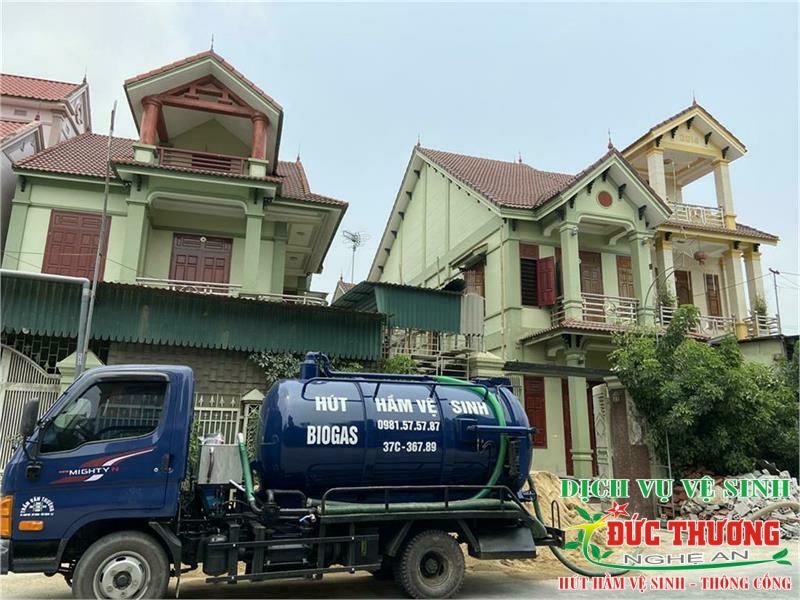 Hút Hầm Vệ Sinh Thị xã Thái Hòa, Nghệ An